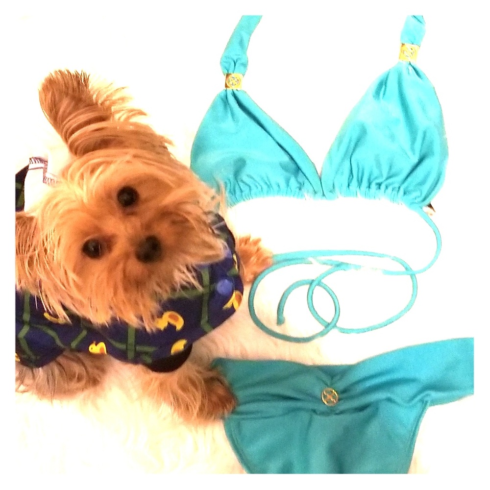 Turquoise Vix Two Piece